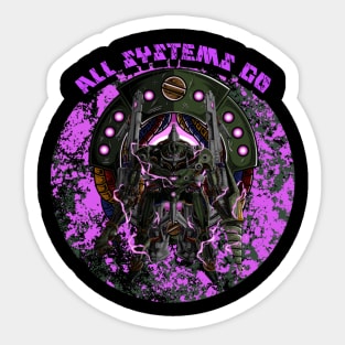 All System Go Graphic Sticker